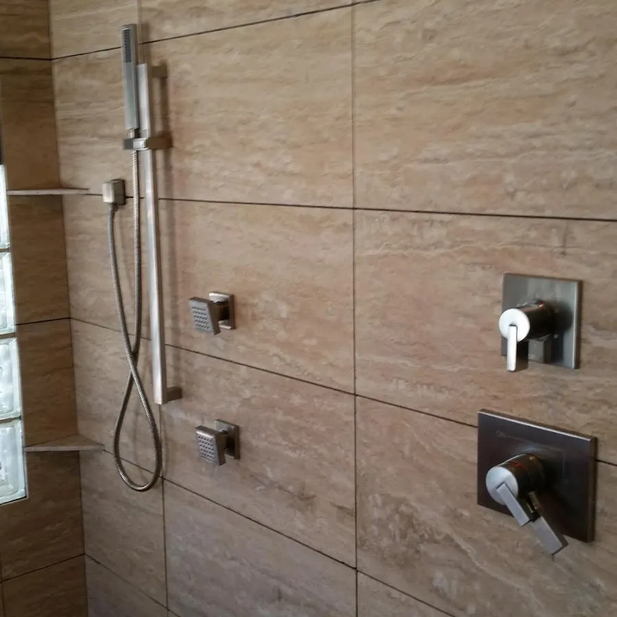 Shower fixture installation for Water Heater Replacement in Pittsburg